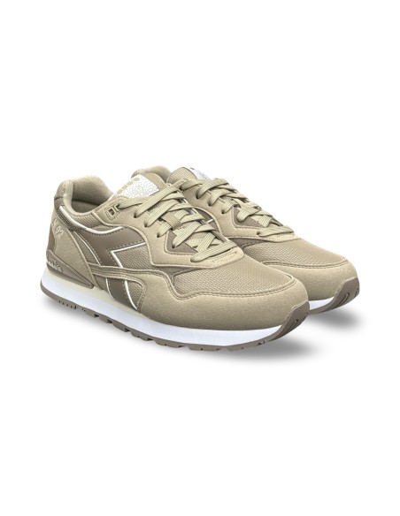 Diadora N.92 183076 01 70002 sneakers uomo in camoscio beige