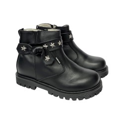 Balducci MATRIX 2202 stivaletti bambina in pelle nero