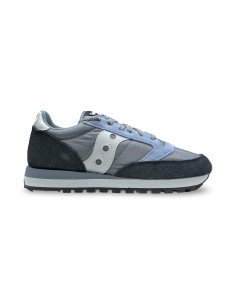 Saucony Jazz Original S101443-1001 sneakers uomo in camoscio nero/grigio
