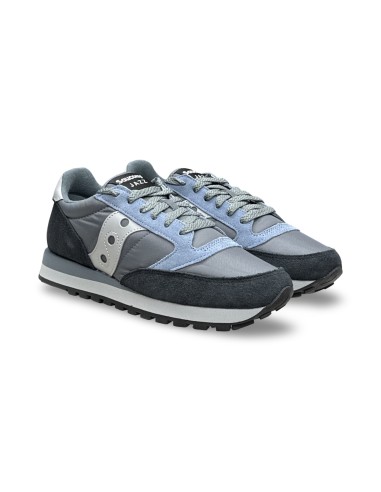 Saucony Jazz Original S101443-1001 sneakers uomo in camoscio nero/grigio