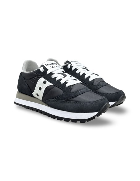 Saucony Jazz Original S2044-449 sneakers unisex da ragazzo/a in camoscio nero