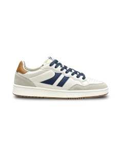 Teddy Smith 121034 sneakers uomo in pelle/camoscio bianco/denim