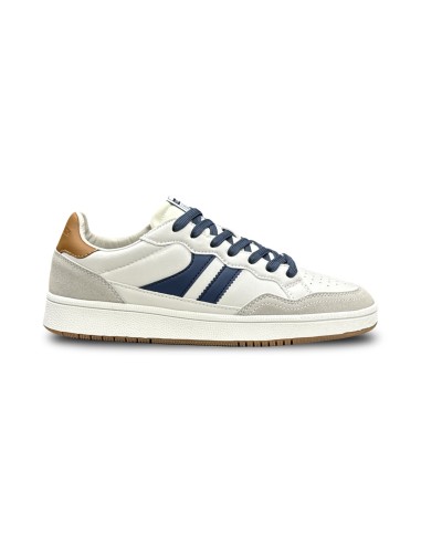 Teddy Smith 121034 sneakers uomo in pelle/camoscio bianco/denim