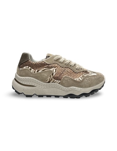 Igi&Co 2176144 sneakers donna in camoscio fango/bronzo