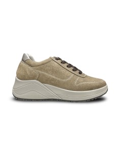 Igi&Co 2150855 sneakers donna in camoscio fango