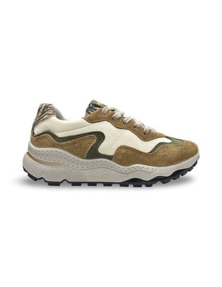 Igi&Co 2176100 sneakers donna in pelle/camoscio cognac/sabbia