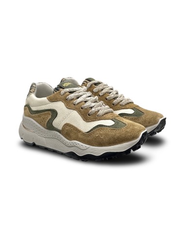 Igi&Co 2176100 sneakers donna in pelle/camoscio cognac/sabbia