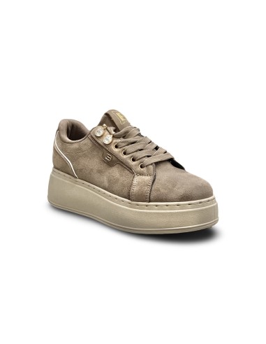 Laura Biagiotti 9819 sneakers donna in camoscio marrone