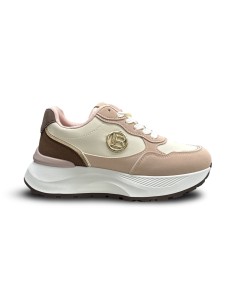 Laura Biagiotti 9826 sneakers donna in pelle/camoscio rosa