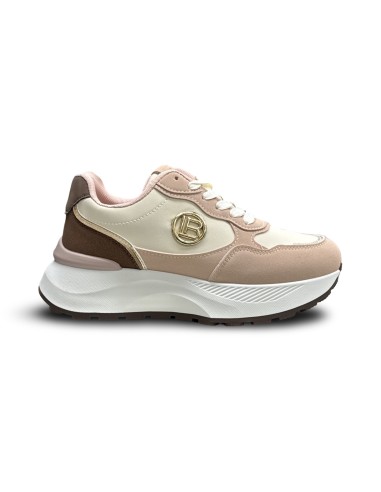 Laura Biagiotti 9826 sneakers donna in pelle/camoscio rosa