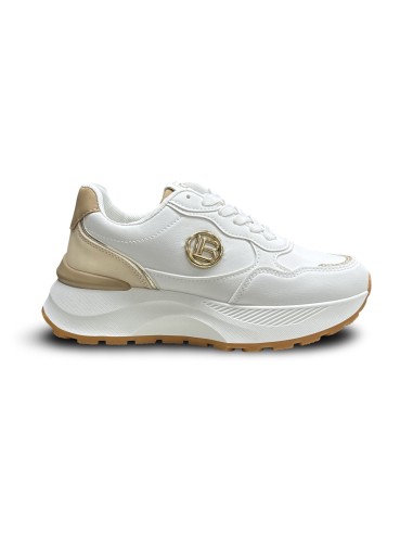 Laura Biagiotti 9826 sneakers donna in pelle bianco