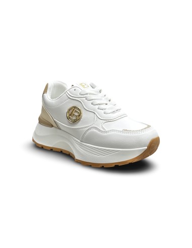 Laura Biagiotti 9826 sneakers donna in pelle bianco