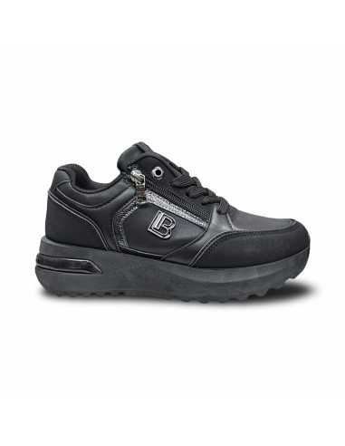 Laura Biagiotti 9813 sneakers donna in pelle nero