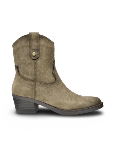 Refresh 176144 stivaletti donna in camoscio taupe