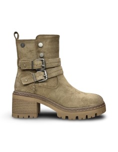 Refresh 176254 stivaletti donna in camoscio taupe