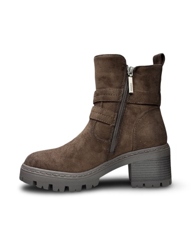 Refresh 176254 stivaletti donna in camoscio marrone