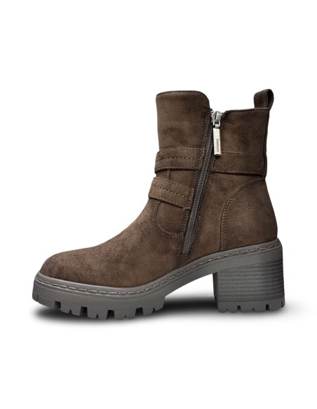 Refresh 176254 stivaletti donna in camoscio marrone