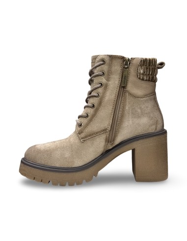 Refresh 176043 stivaletti donna in camoscio beige