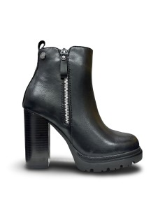 Refresh 172923 stivaletti donna in pelle nero