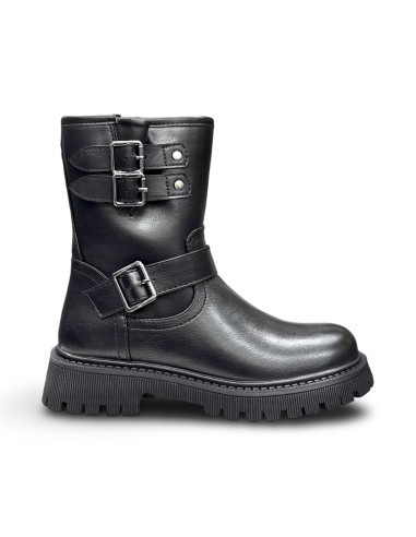 Refresh 172323 stivaletti donna in pelle nero