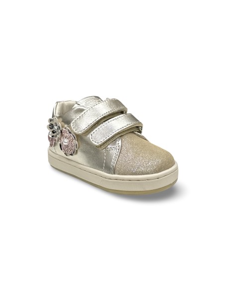 Balducci CITA7455 scarpe bambina in pelle platino