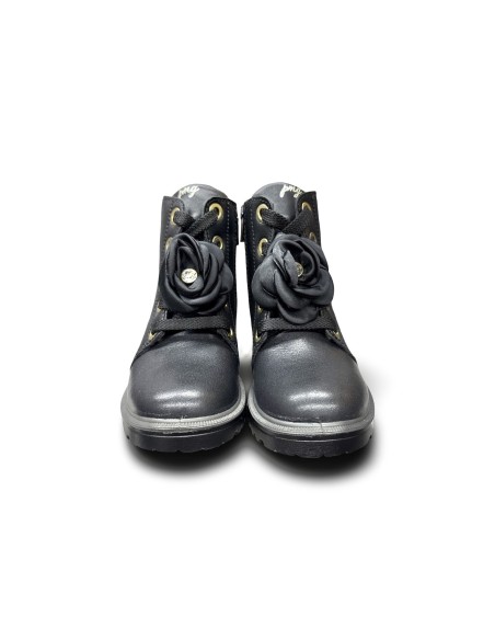 Primigi 2373200 anfibi bambina in pelle nero