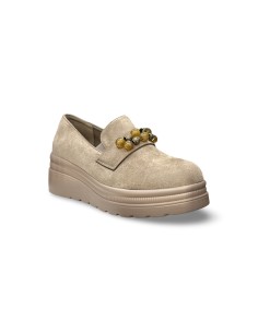 Cinzia Soft CI2106 002 scarpe donna in camoscio taupe 2