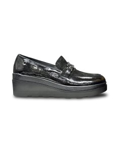 Cinzia Soft IV4625932 003 mocassini donna in camoscio/vernice nero