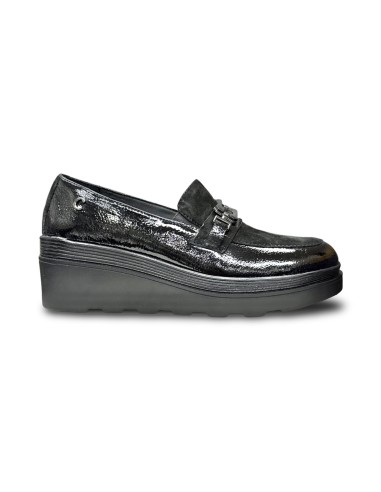 Cinzia Soft IV4625932 003 mocassini donna in camoscio/vernice nero