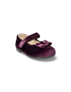 Primigi 2410100 ballerine bambina in velluto bordeaux 2
