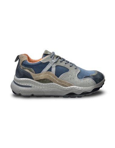 Igi&Co 2143000 sneakers uomo in pelle/camoscio blu notte