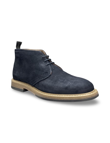 Igi&Co 2103600 polacchine uomo in camoscio blu