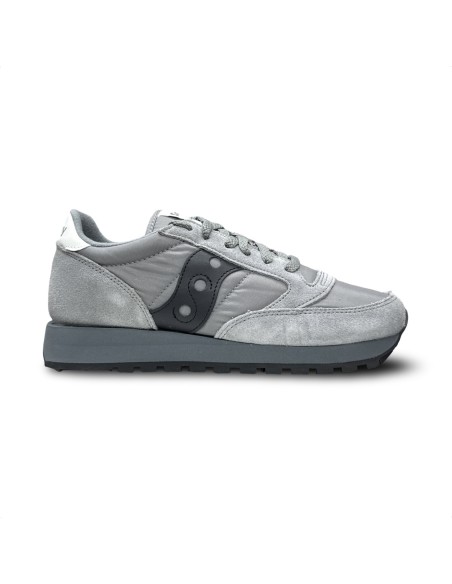 Saucony Jazz Original S101443-1002 sneakers uomo in camoscio grigio/nero
