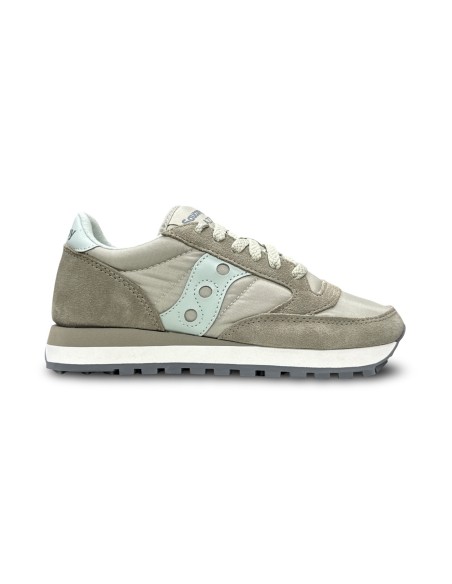 Saucony Jazz Original S101433-1004 sneakers donna in camoscio color salvia