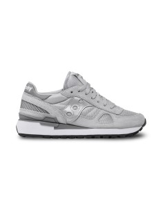 Saucony Shadow Original S1108-803 sneakers donna in camoscio grigio/argento