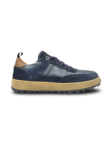 Exton 500 sneakers uomo in pelle/camoscio blu