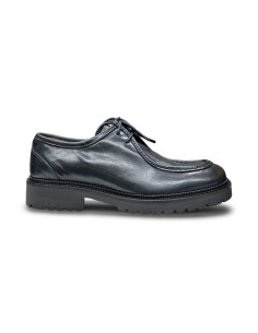 Exton 683 mocassini uomo in pelle blu notte