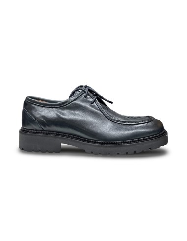 Exton 683 mocassini uomo in pelle blu notte