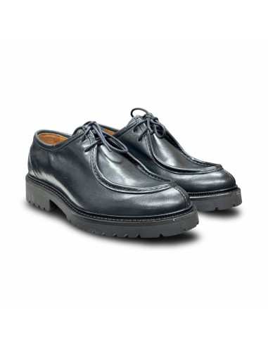 Exton 683 mocassini uomo in pelle blu notte