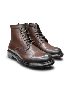 Exton 9824 stivaletti uomo in pelle soft legno 2