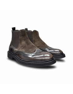 Exton 275 stivaletti uomo in camoscio/abrasivato cognac/terra 2