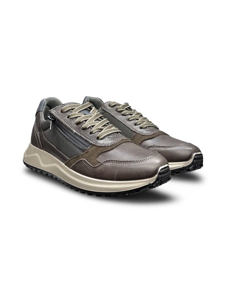 Igi&Co 2138311 sneakers uomo in pelle testa di moro
