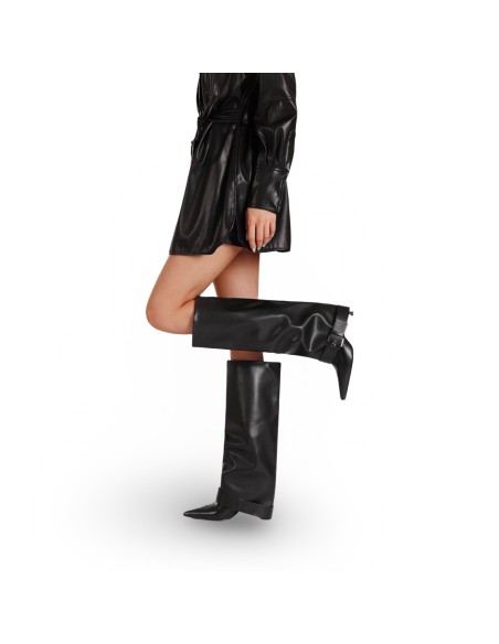 Queen Helena K5021 stivali donna in pelle nero