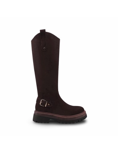 Queen Helena X35-65 stivali donna in camoscio marrone
