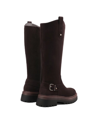 Queen Helena X35-65 stivali donna in camoscio marrone