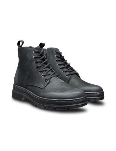 Igi&Co 2106600 anfibi uomo in nabuk nero