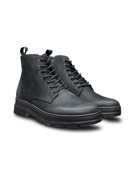 Igi&Co 2106600 anfibi uomo in nabuk nero