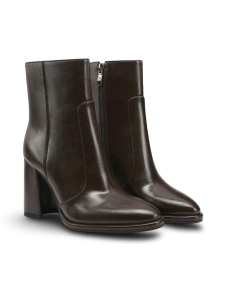 Queen Helena K5040 stivaletti donna in pelle color caffe'