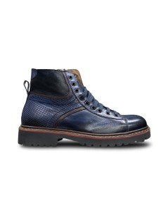 Exton 5161 stivaletti uomo in pelle di vitello jeans