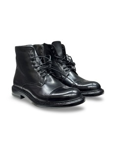 Exton 9824 stivaletti uomo in pelle soft nero 2